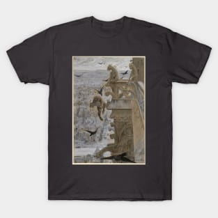 "Notre Dame de Paris" by Luc-Olivier Merson (1881) - original painting cleaned and restored T-Shirt